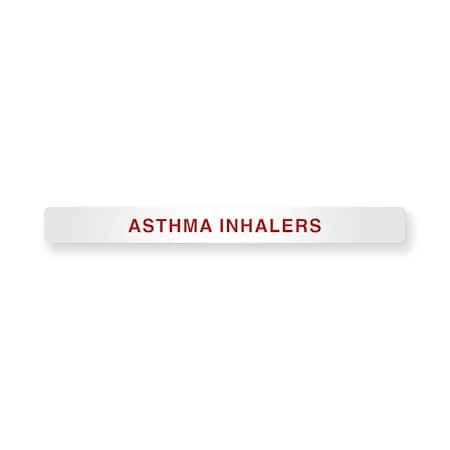Magnetic Cabinet Label Asthma Inhalers